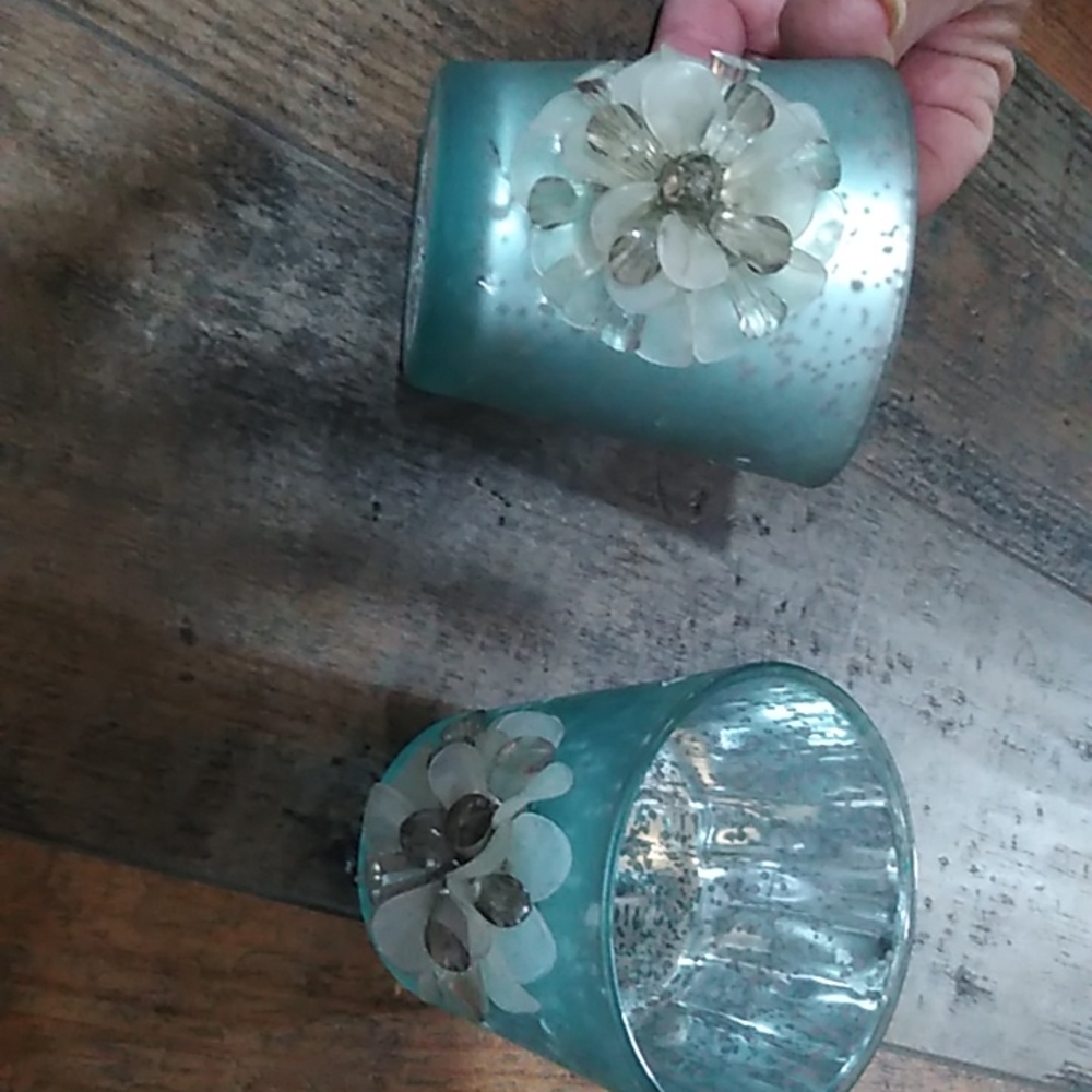 Beautiful floral Tea light holders